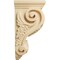 Ekena Millwork 4 1/2"W x 5"D x 10"H Medium Grape Corbel, Maple CORW04X05X10GRMA - alternate 3